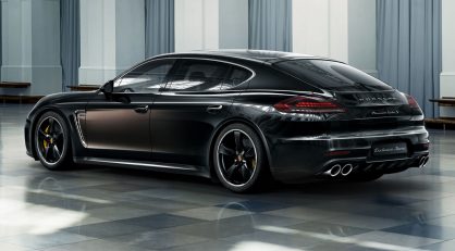 porsche panamera in Marrakech car rentals garage